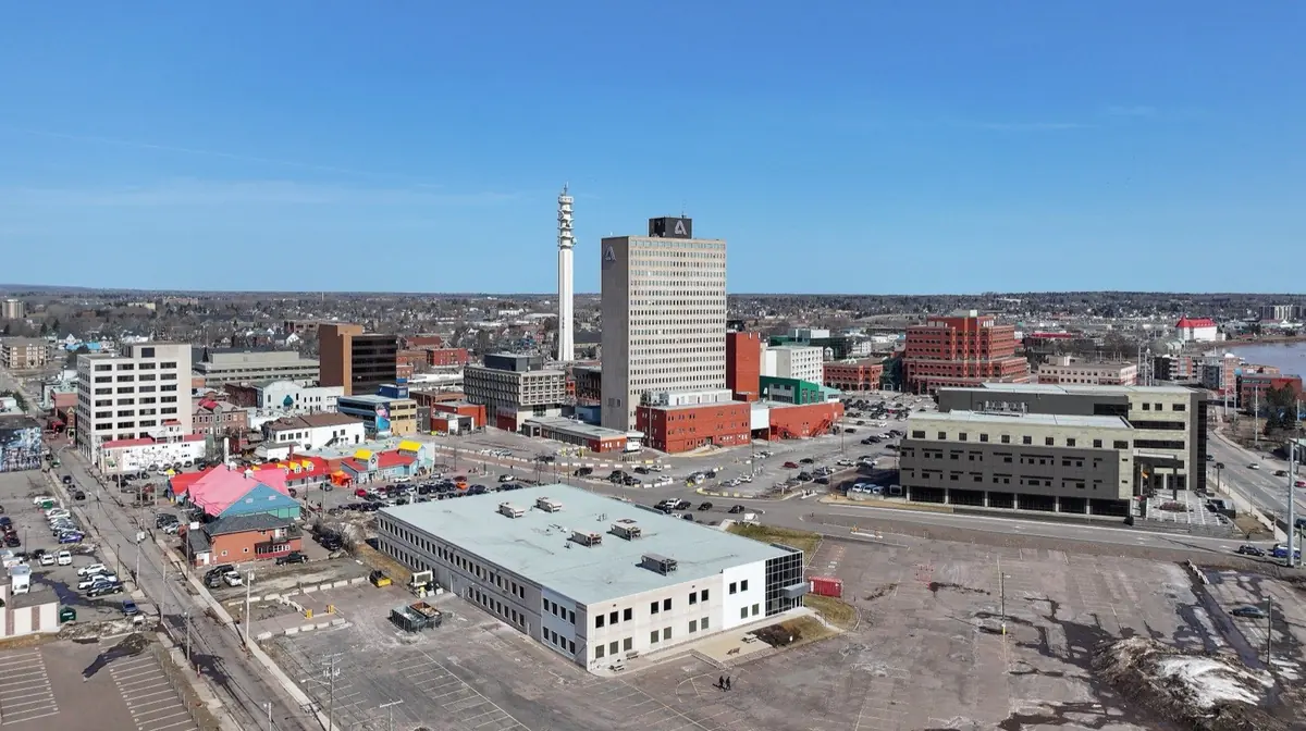 Downtown Moncton, New Brunswick skyline