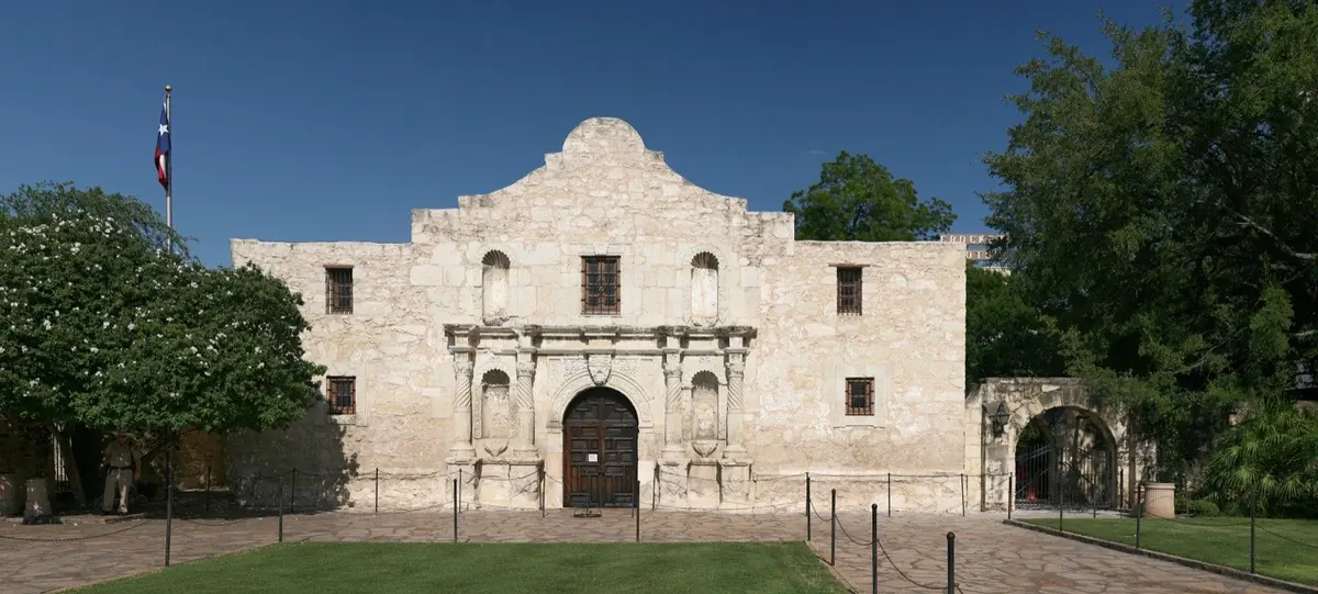 The Alamo mission in San Antonio, Texas